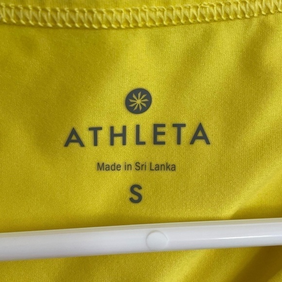 ATHLETA YELLOW REFLECTIVE RUNNING TANK - Picture 4 of 8